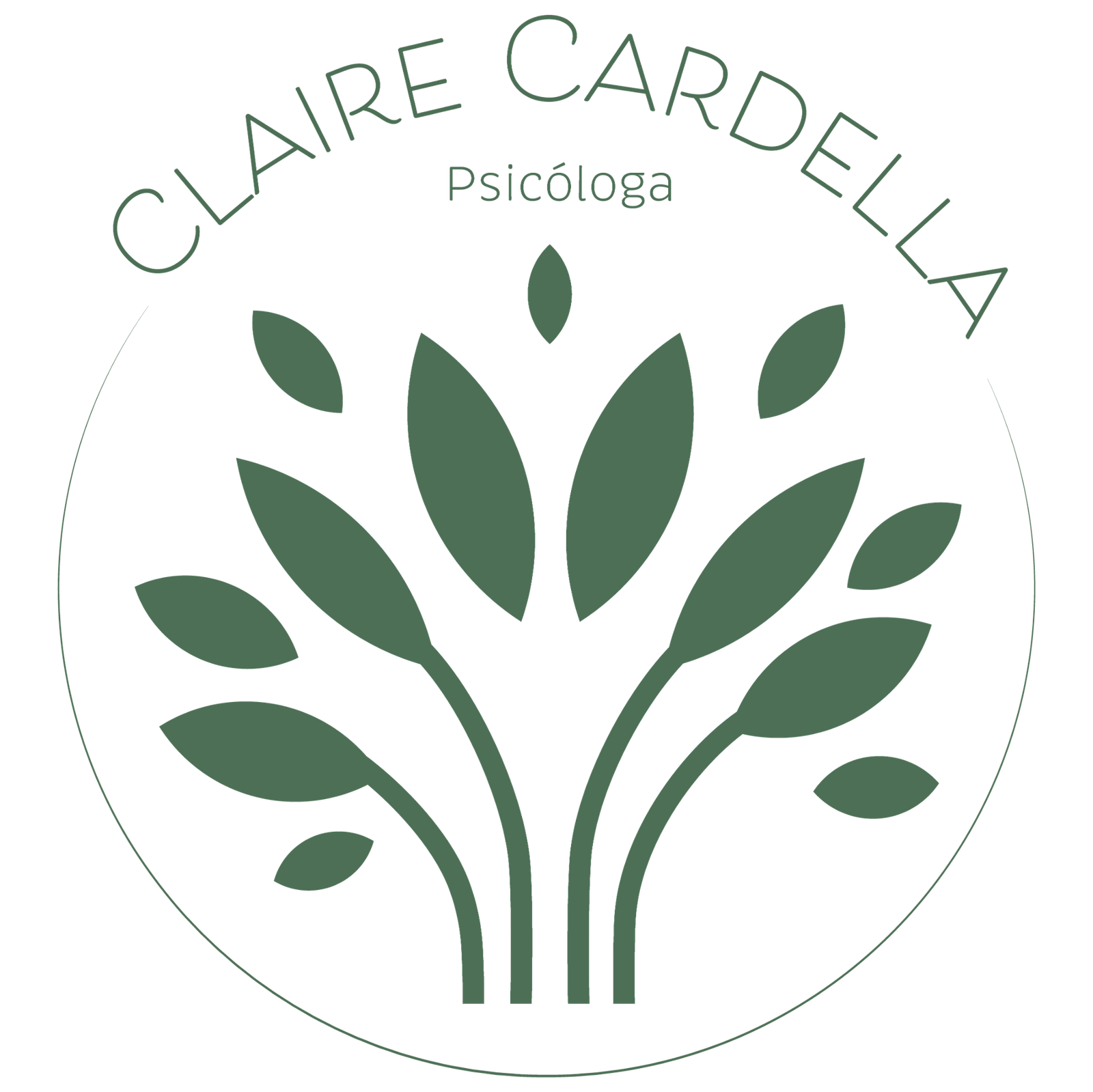 Logotipo Claire Cardella Psicóloga
